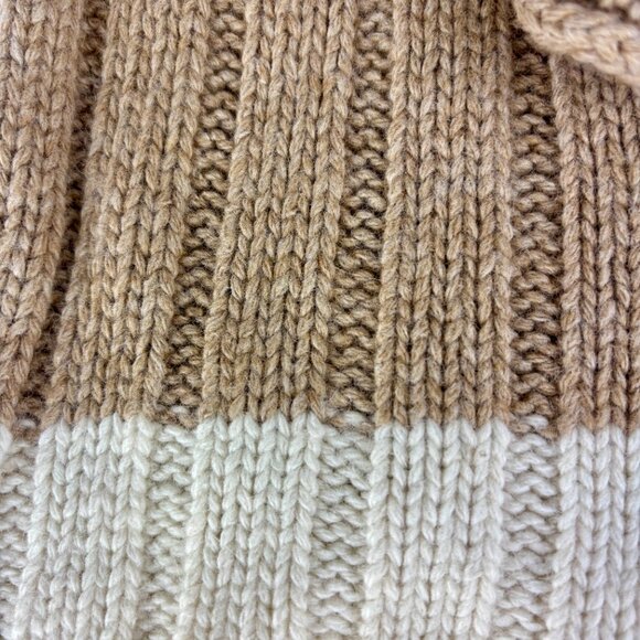 Coach Scarf, Cashmere & Angora Knit with Leather Patch Vintage - Picture 7 of 8